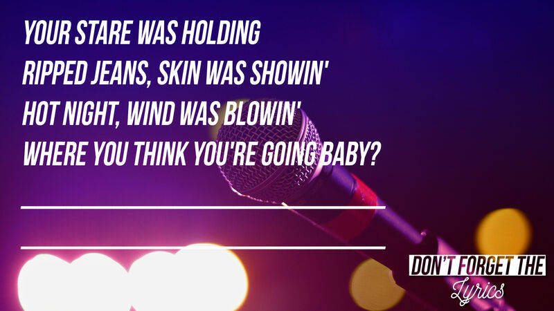 Don't Forget the Lyrics